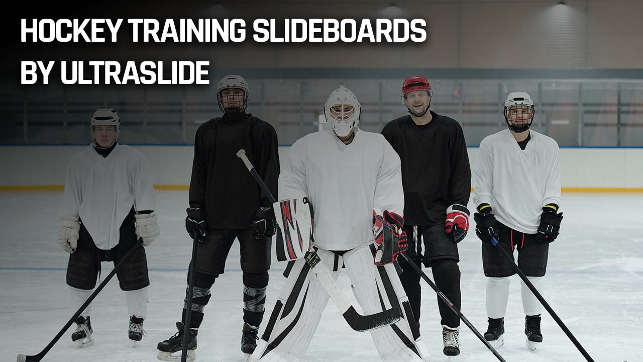 Hockey training slideboards by UltraSlide