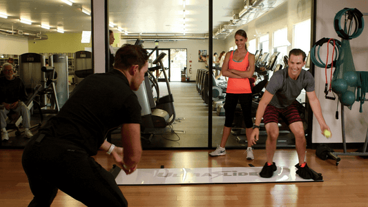 Five moves for a total upper body slideboard workout