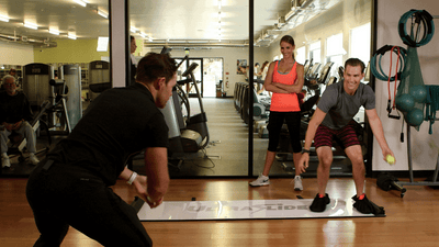 10 exercises for a full body slide board cardio workout